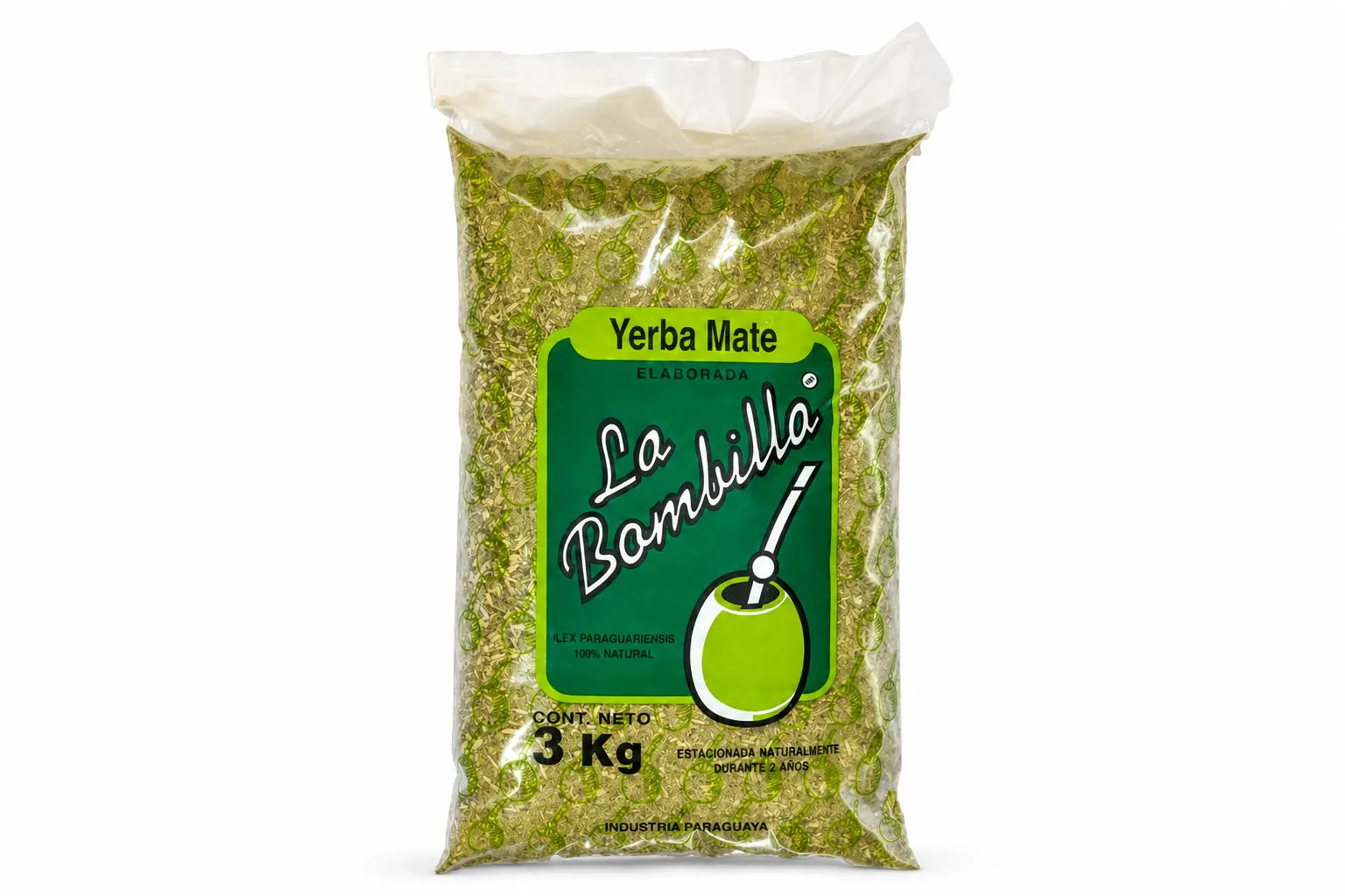 Yerba mate lista para envasar